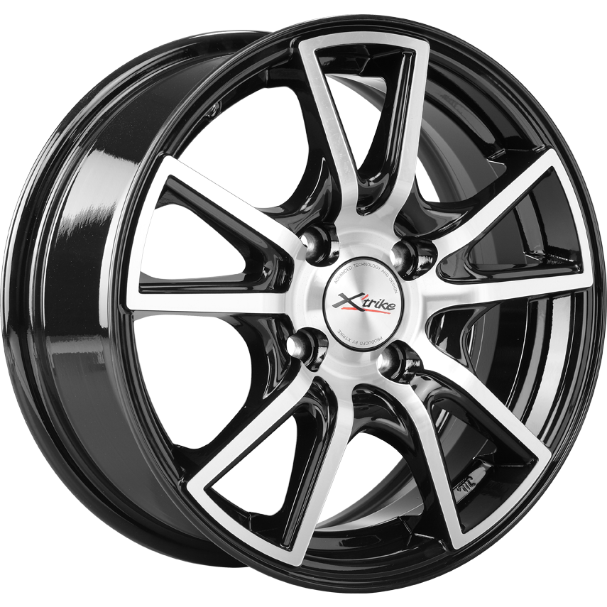 Диски X'trike X-104 6x14/5x114.3 D67.1 ET38 X-TRIKE-BK-FP