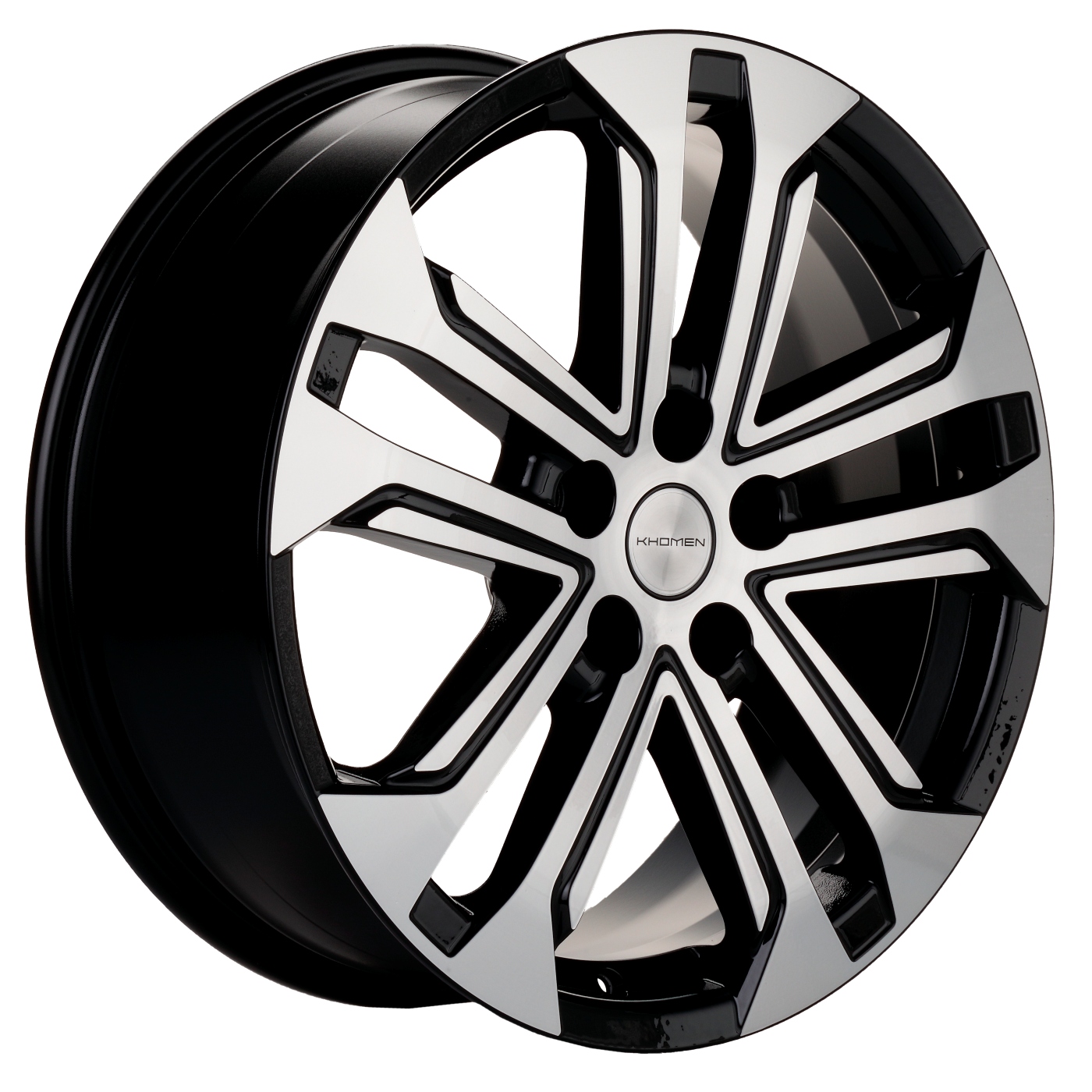 Диски Khomen Wheels KHW1803 7x18/5x114.3 D54.1 ET53 KHOMEN-WHEELS-BLACK-FP