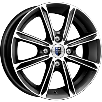 Диски K&K Флэш 5x13/4x100 D67.1 ET35 K-AND-K-ALMAZ-CHERNYY
